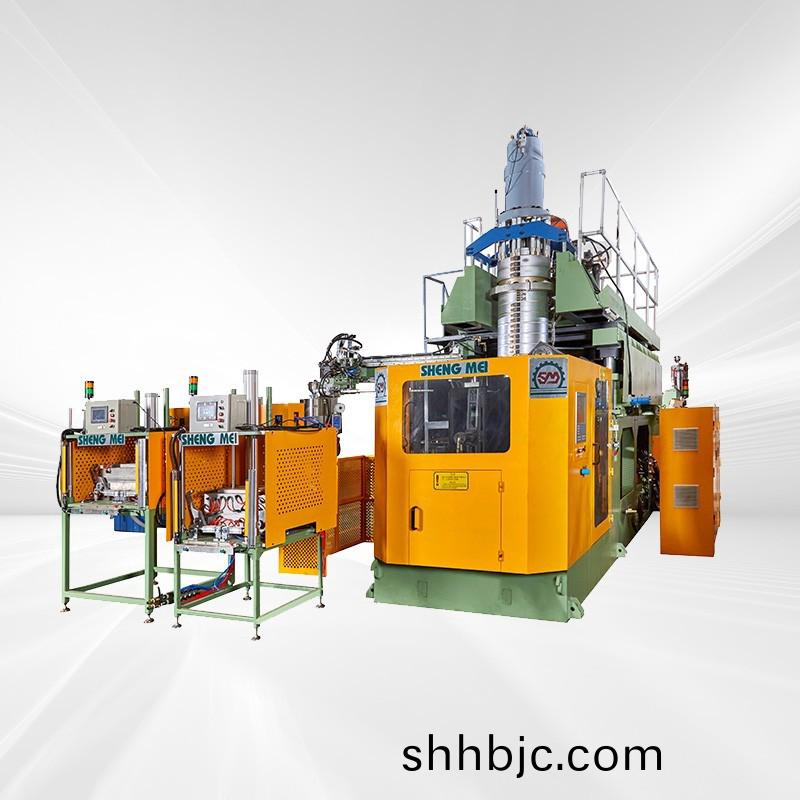 Special hollow blow molding machine for 
